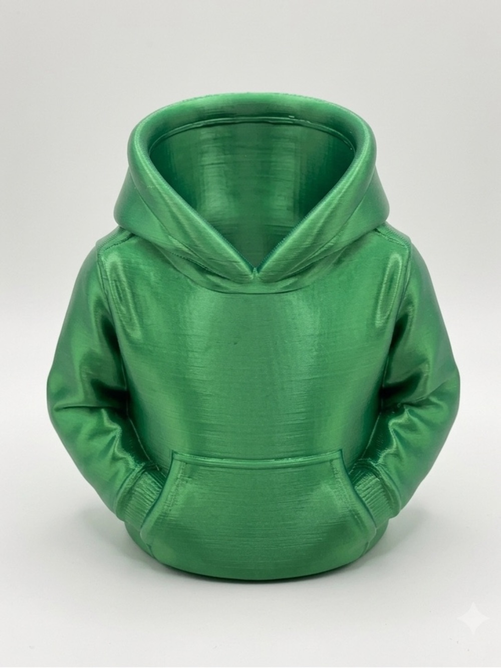 Metallic Green Hoodie Desktop Pen Holder